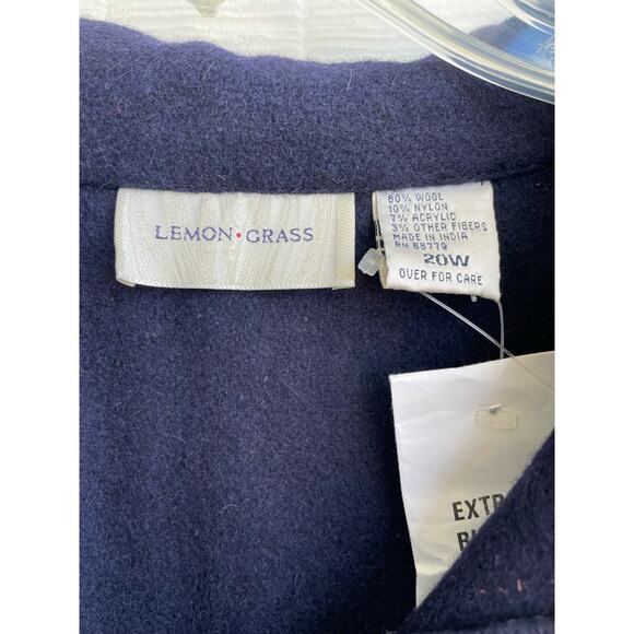 LemonGrass NWOT Fall Vest Navy 20W - Picture 3 of 7